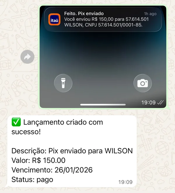 Lançamento por imagem